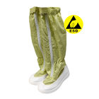 بدون گرد و غبار Unisex مقاوم ضد استاتیک کفش کار پوشش ESD اتاق تمیز چکمه های PU
