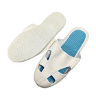 کفش کار ضد ایستاتیک ESD سفید 4 سوراخ کفش صنعتی PVC+PU