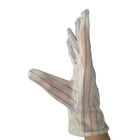 M / L دستکش ضد استاتیک کف دست لغزش با پشت دست راه راه 10 میلی متر