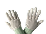 دستکش های ضد استاتیک دست PU از نوع نخل PU نایلون راه راه روکش دار