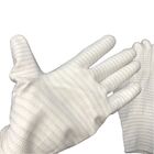 دستکش ضد استاتیک ESD مواد ایمن پلی استر بوش الیاف کربن بافتنی