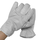 دستکش ضخیم کننده سفید ESD ضد استاتیک مقاوم در برابر حرارت 5 میلی متری سبک شبکه ای
