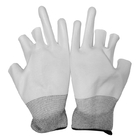 دستکش ایمنی با پوشش 3 انگشتی نیمه PU Palmfit صنعت استفاده از سفید