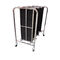 304 Stainless Steel ESD PCB Cart ESD Magazine Rack Horiz Hold Panel Rack