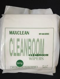 برف پاک کن 140GSM Cleanroom Polyester Polyester Double knit Size 4 "x4" 6 "x6" 9 "x9" 12 "x12"
