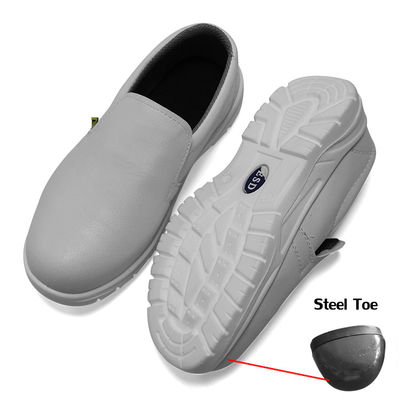 Cleanroom ESD آنتی استاتیک پنجه فولادی سفید تنفسی کفش ایمنی ESD کفش ضد الکتریسیته ساکن