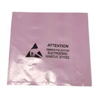 کیسه بسته بندی PCB ضد الکتریسیته ساکن ESD سفارشی شده صورتی شفاف