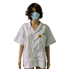 لباس کار صنعتی تی شرت 2.5 میلی متری برای کلین روم ESD آنتی استاتیک