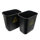 PP پلاستیک سیاه ضد ایستاتیک ESD SMT الکترواستاتیک پاک اتاق جعبه ابزار ESD سطل زباله