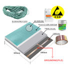 600 * 600 * 3mm ESD ضد ایستاتیک PVC وینیل اتاق تمیز کف تشک ضد آب وینیل رول کف