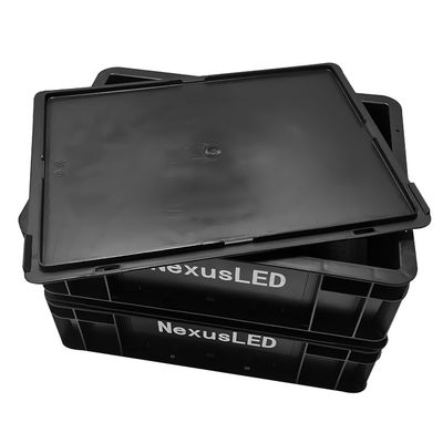 جعبه ضد ایستاتیک الکترونیکی جعبه ضد ایستاتیک SMT Black PCB Packaging Storage Component Container سینی پلاستیکی ESD