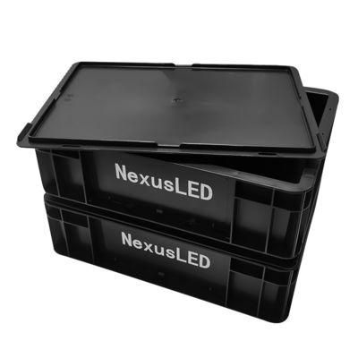 جعبه ضد ایستاتیک الکترونیکی جعبه ضد ایستاتیک SMT Black PCB Packaging Storage Component Container سینی پلاستیکی ESD