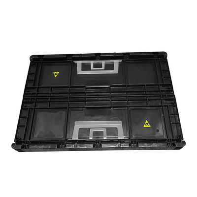 قطعات الکترونیکی تاشو جعبه ظرفی جعبه ضد ایستاتیک جعبه سطل پالت های پلاستیکی PCB جعبه ذخیره ESD