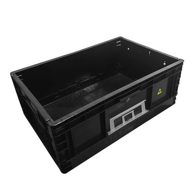 قطعات الکترونیکی تاشو جعبه ظرفی جعبه ضد ایستاتیک جعبه سطل پالت های پلاستیکی PCB جعبه ذخیره ESD