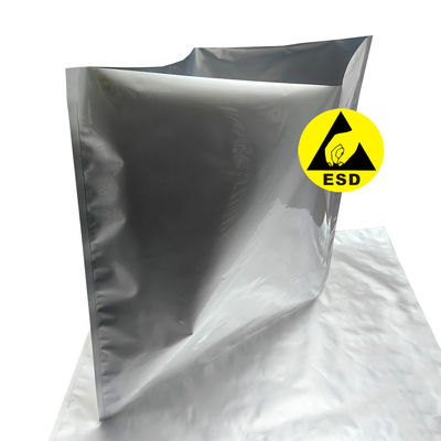 60 * 60 سانتی متر ESD کیسه های فولادی آلومینیومی دهان صاف بسته بندی ضد ایستاتیک ضد آب بسته بندی محافظ