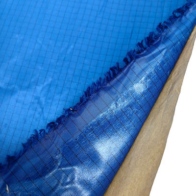 100D چسبنده ESD پارچه ابریشم خطی ضد ایستاتیک خود چسبنده پلی استر میش پارچه ضد ایستاتیک