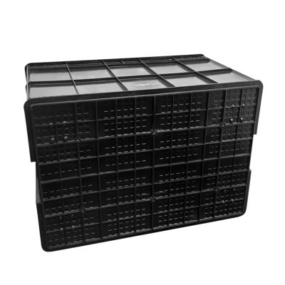 800*400*230 میلی متر جعبه گردش رسانا جعبه قطعات الکترونیکی ESD پلاستیکی جعبه سیاه ضد ایستاتیک