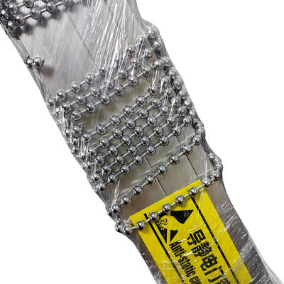 فاصله 8 سانتی متر پرده درب رسانا عرض 2m * ارتفاع 1m قطر 6mm استاتیک رسانا پرده فولاد ضد زنگ