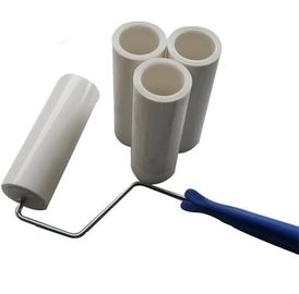 غلتک 12 اینچ پاک کننده گرد و غبار Cleanroom Sticky Roller PE برای چسباندن پرزهای اتاق تمیز