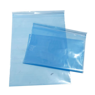 0.75mm*300*400mm کیسه های ضد ایستاتیک آبی ESD Zip Lock Bag برای اتاق تمیز