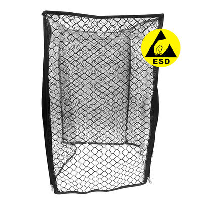 پوشش شبکه PVC ضد ایستاتیک با کیفیت بالا ESD SMT پوشش مجله PCB مناسب برای 355x320x563mm