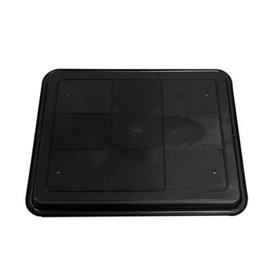 338x255x30mm Anti Static Square Tray سیاه پلاستیکی مستطیل کم عمق ESD دایره گرد الکترونیکی