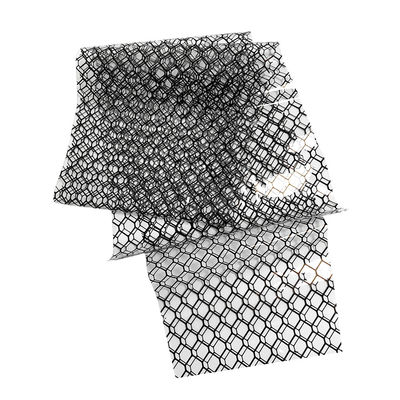 ESD دو طرفه شفاف PVC شبکه پرده 0.3mmx1.37mx30m