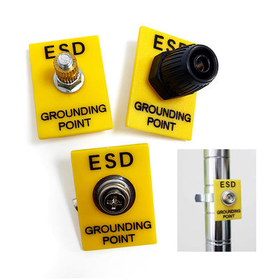 ESD زمین تاسیسات 1x10mm استود زرد زمین گیری پلاگین