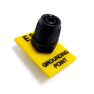 ESD زمین تاسیسات 1x10mm استود زرد زمین گیری پلاگین
