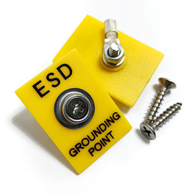 ESD زمین تاسیسات 1x10mm استود زرد زمین گیری پلاگین
