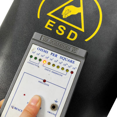 سطل زباله پلاستیکی ضد الکتریسیته ساکن ESD مشکی 15 لیتری برای اتاق تمیز