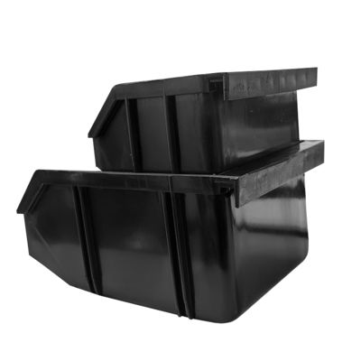 Anti Static Black Plastic Slanted Mouth Component Box