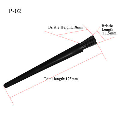 برس ضد ایستاتیک ESD برش ضد ایستاتیک تصفیه صنعتی فیبر کربن کوچک