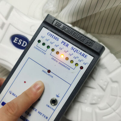 کفش ایمنی ضد استاتیک با سرپنجه فولادی سفید برای لباس کار صنعتی