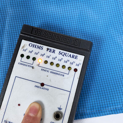 کیسه ابزار ضد الکتریسیته ساکن آبی ESD زیپ دار دستی