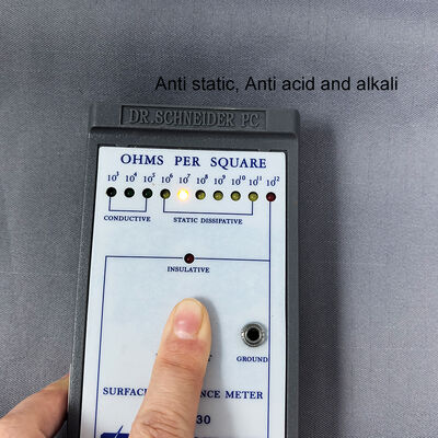 پارچه های خاکستری ضد ایستاتیک ضد اسید و قلی برای لباس های اتاق تمیز