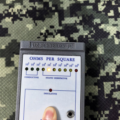 چاپ تمساحی با عملکرد بالا ESD پارچه با رشته الماس 87% پلی استر + 13% فیبر کربن