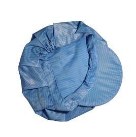 پارچه پلی استر بدون گرد و غبار ضد استاتیک ESD سفید آبی زرد اندازه پارچه S / M / L / Xl