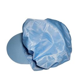 پارچه پلی استر بدون گرد و غبار ضد استاتیک ESD سفید آبی زرد اندازه پارچه S / M / L / Xl