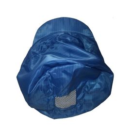 روبان الاستیک کلاهک ضد استاتیک ESD Visor Cap در اطراف مش باز می شود
