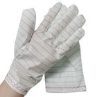 دستکش ایمن ضد لغزش PU پارچه Esd ایمن برای تمیز کردن صنعتی