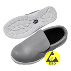 کفش کار ایمنی ضد استاتیک خاکستری ESD برای اتاق تمیز صنعتی