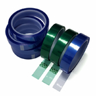 نوار پوششی PET سبز آبی با اندازه سفارشی مقاوم در برابر دمای بالا