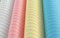 5mm Stripe Polyester ESD Fabric Antistatic 2/3 Twill 75D X 75D