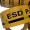 نوار اخطار پی وی سی ضد الکتریسیته استاتیک زرد رنگ ESD Protected Area